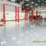 พื้นepoxy self-พื้นอู่ซ่อมรถ-